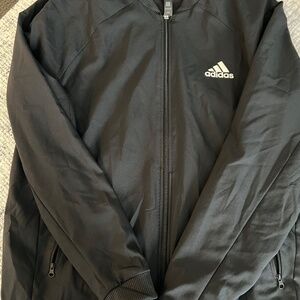 Adidas - Tennis Zip up Wind Breaker - Size M - Black